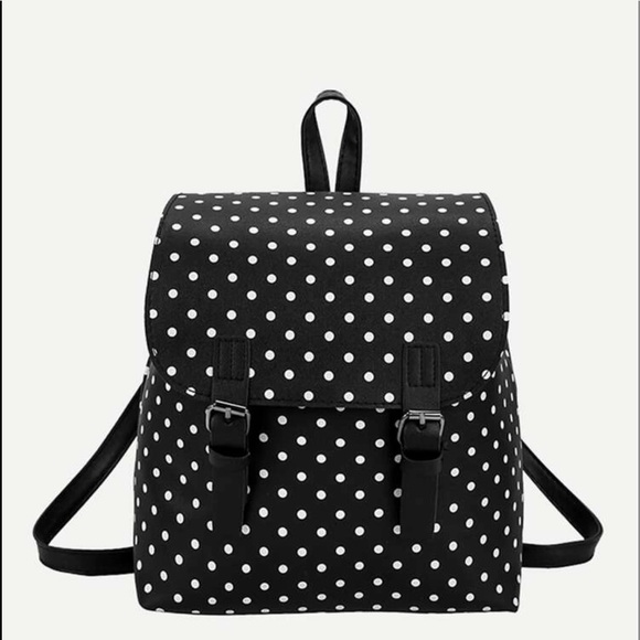 Handbags - Polka dot print backpack